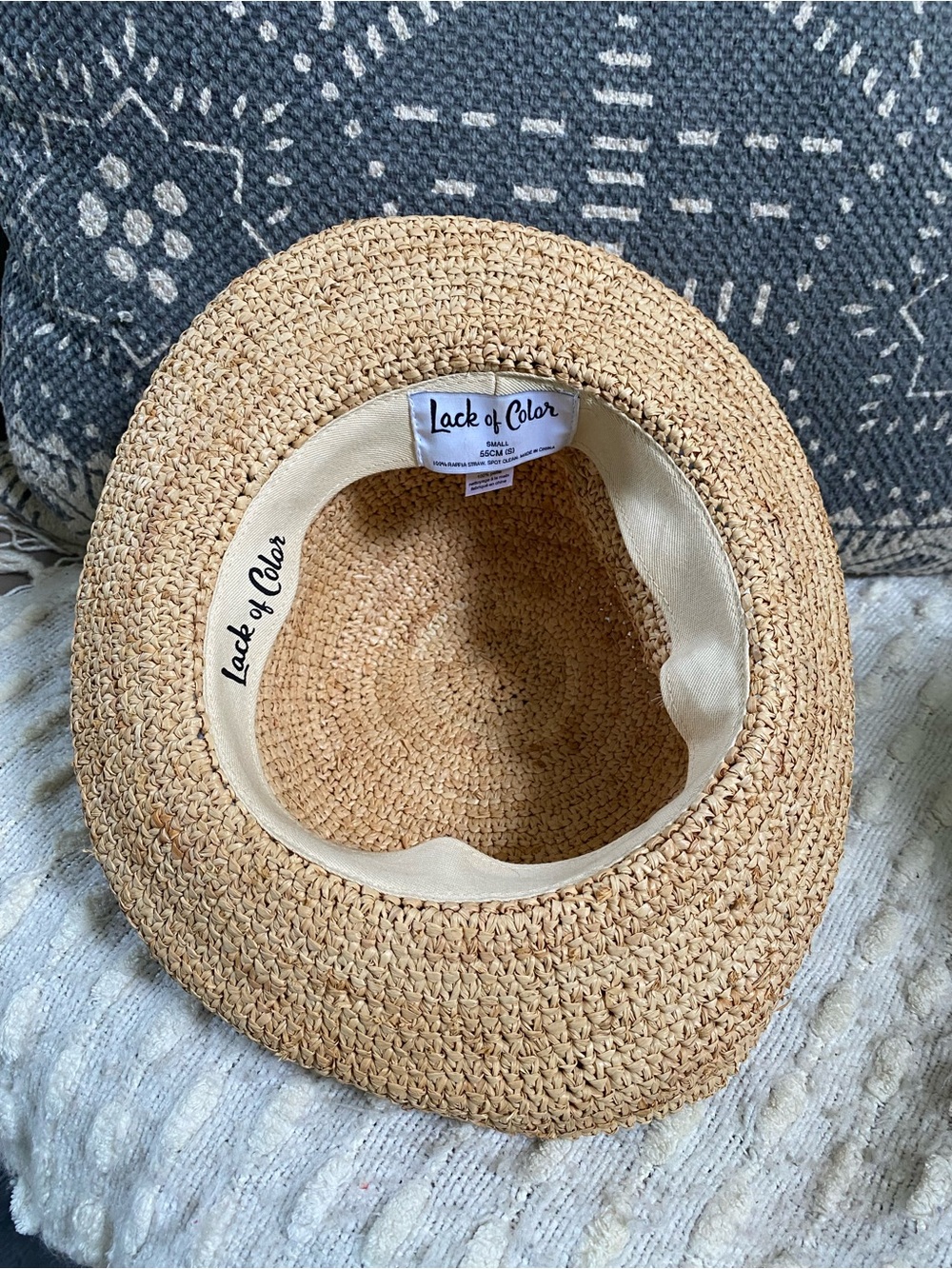 {Lack of Color} Daily Cruiser Raffia Hat - Picture 5 of 8